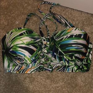 Green high waisted bikini